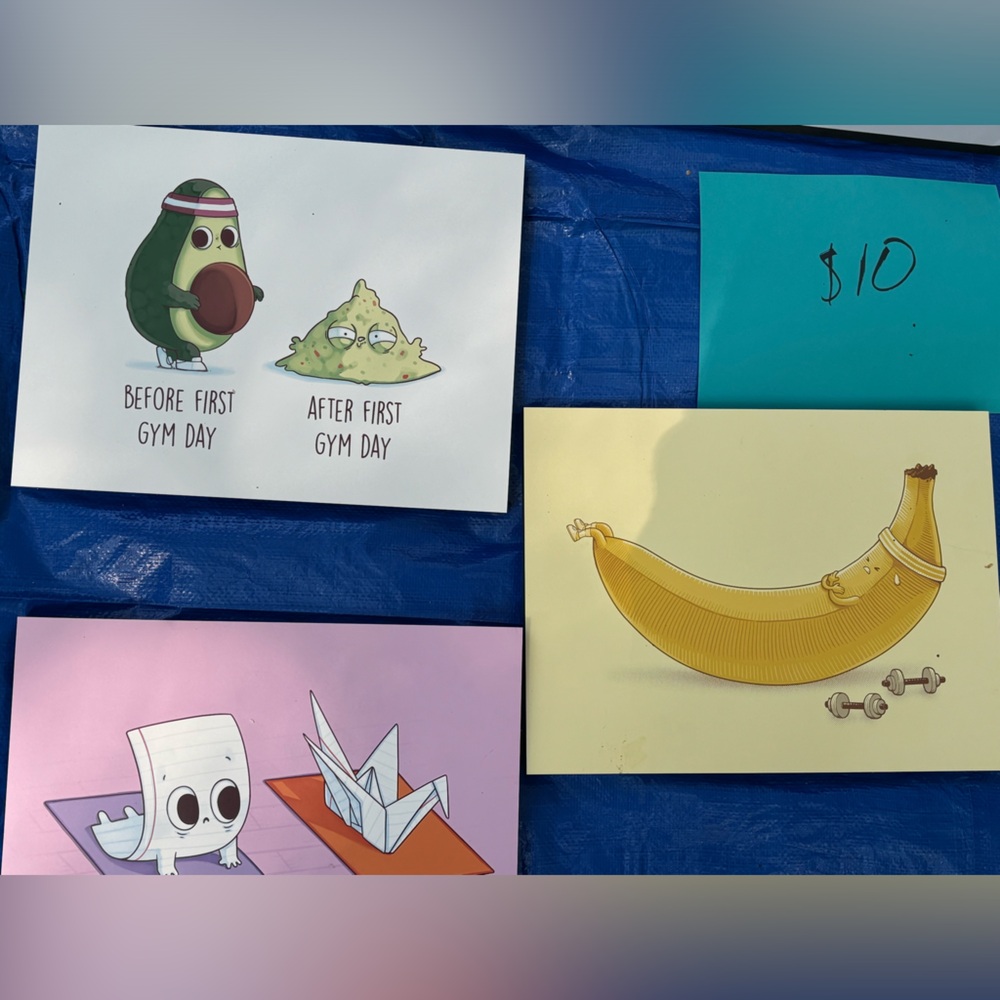 Various canvasses small size $10 each or $27 together
